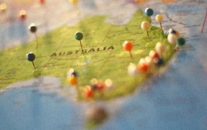 Migration to Australia Map of Australia