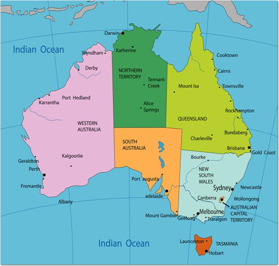 States And Territories In Australia Emigrate To Australia